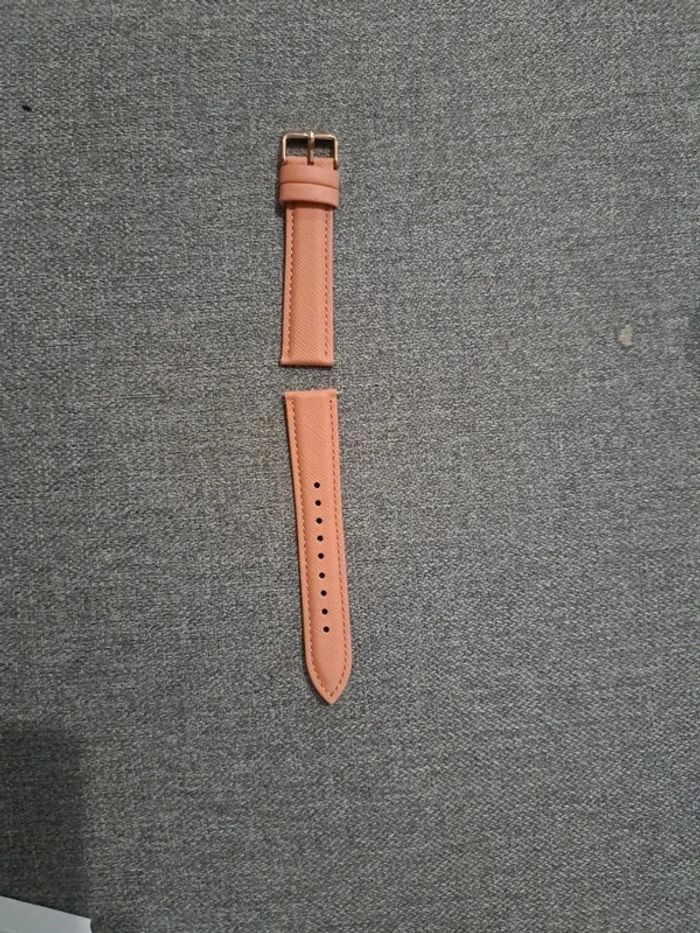 Bracelet montre cuir rose 20mm Fullmosa