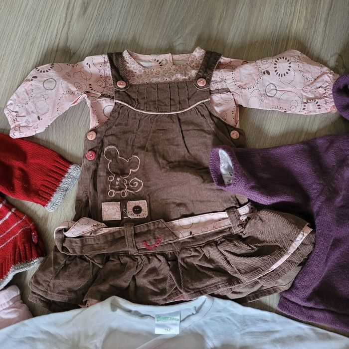 Lot vêtements fille hiver 1 mois 53 cm - photo numéro 4