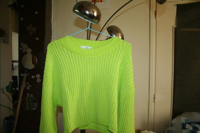 🌸👍Nouveauté 👍#Pull - over #crop Taille 40 Tendance 2024 "Mango" 🌸 - photo numéro 2