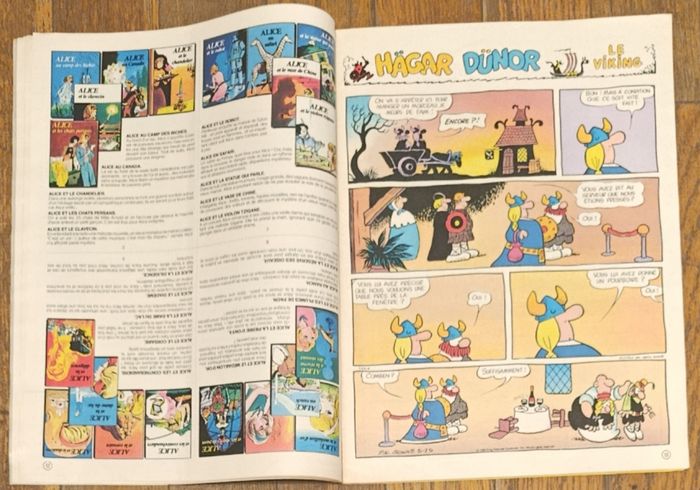 Ancien Journal de Mickey avec cadeau Dossier Tour de France Poster + vignettes N°1464 1980 vintage - photo numéro 8