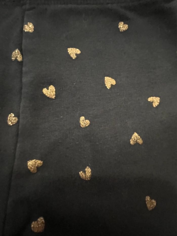 Pantalon, legging fille / 5ans - 113cm /... ••• Pantalon, legging fille / 5ans - 113cm / cœurs / bleu / Kiabi - photo numéro 3