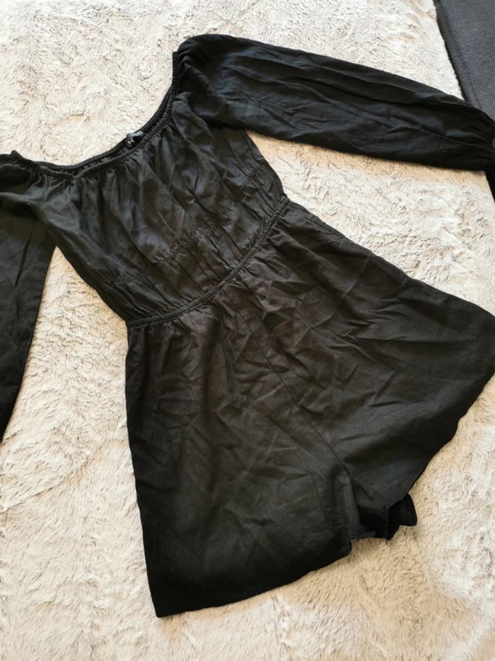 Combi short en lin