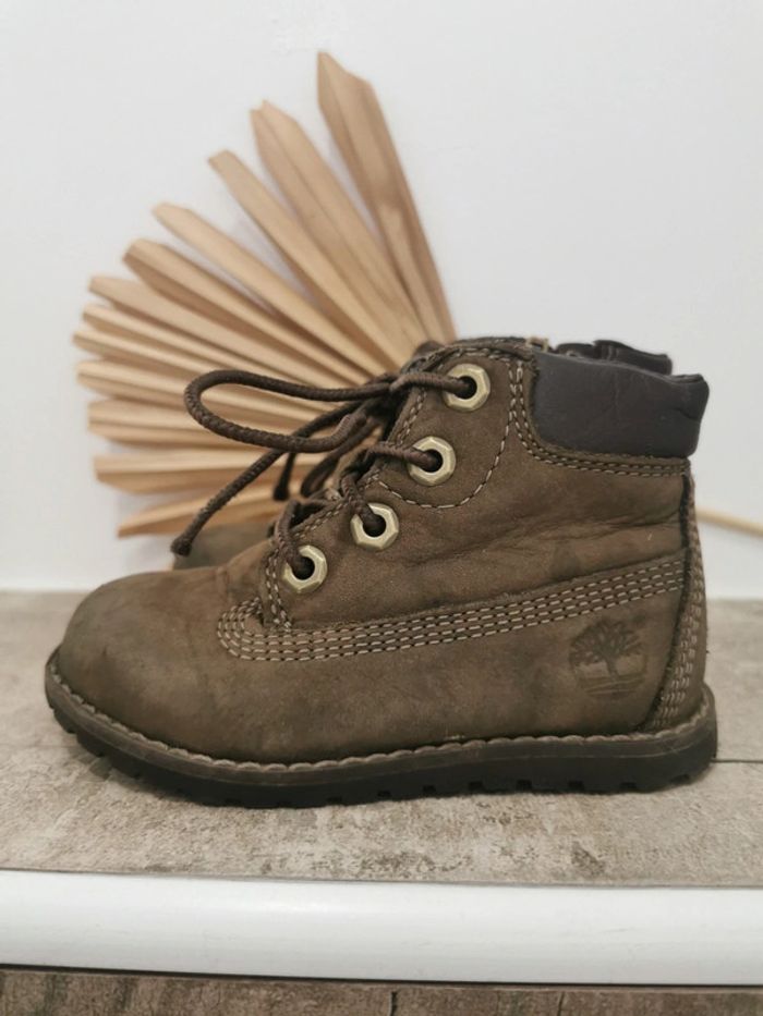 🌿Timberland Bottines courma kids traditional marron taille 22