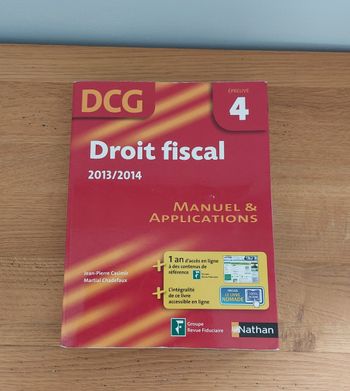 DCG Droit fiscal épreuve 4 - Nathan