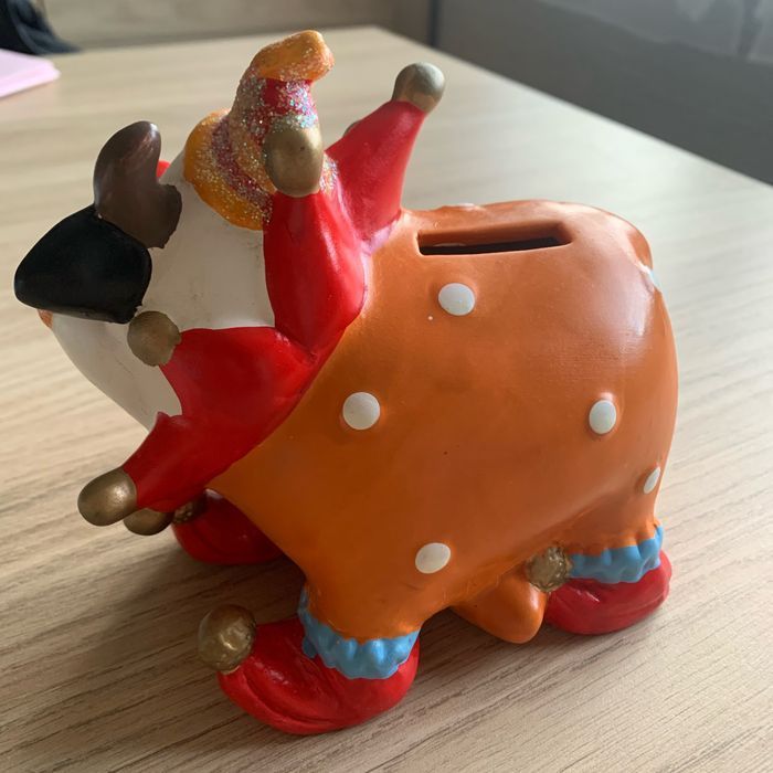 Tirelire « vache clown » - photo numéro 4
