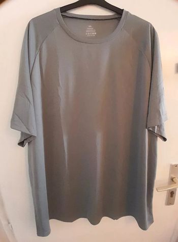 T-shirt homme couleur Gris, taille 5XL