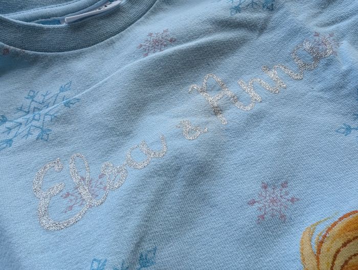 Sweat bleu ciel Reine des neiges - 5A - Disney FROZEN - photo numéro 3