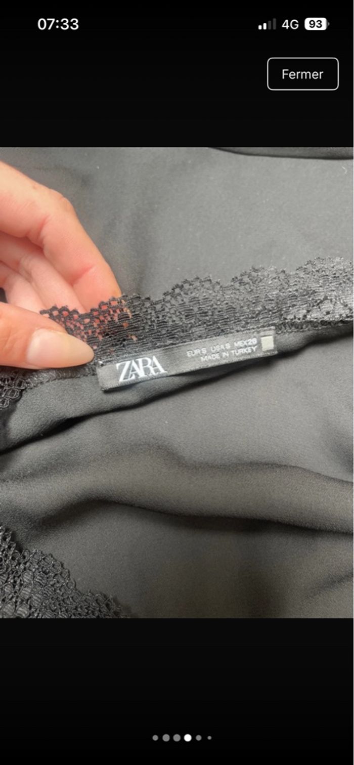Haut noir Zara décolleté dans le dos - photo numéro 5