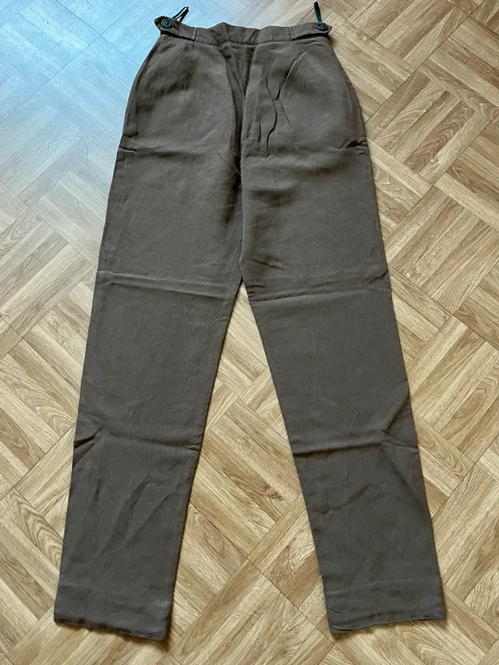 Pantalon marron T36 Alain Manoukian - photo numéro 6