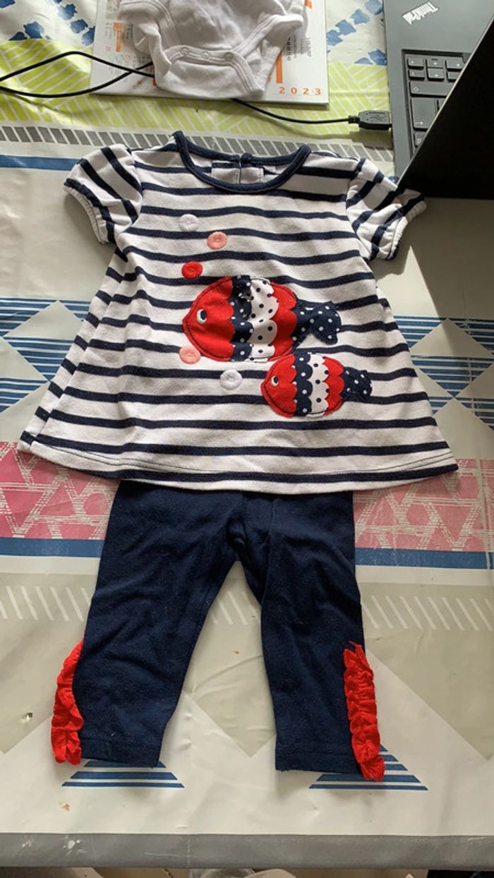 Ensemble tunique et pantacourt