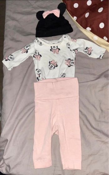 Ensemble minnie 0/1 mois