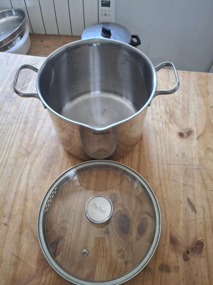 Faitout marmite 5.9L Tefal en inox tout feux dont induction