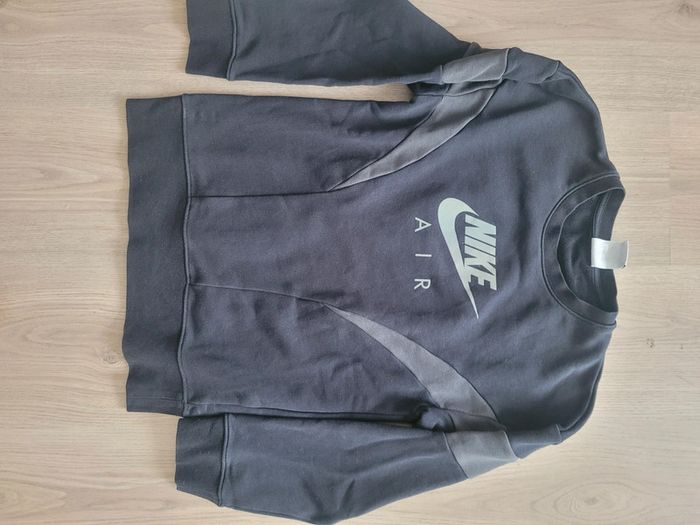 Pull Nike Air enfant noir et gris - photo numéro 2