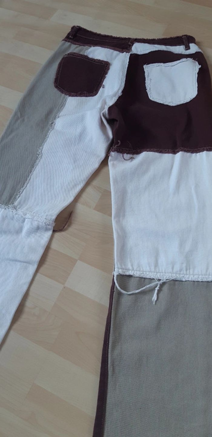 Pantalon empiècement femme taille L - photo numéro 8