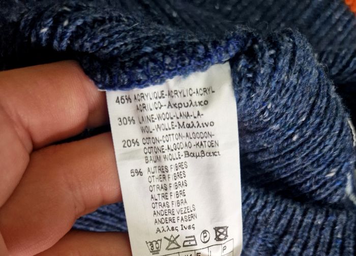 Pull col roulé  , vintage  , homme , taille M  , Ushuaia  , laine - photo numéro 8