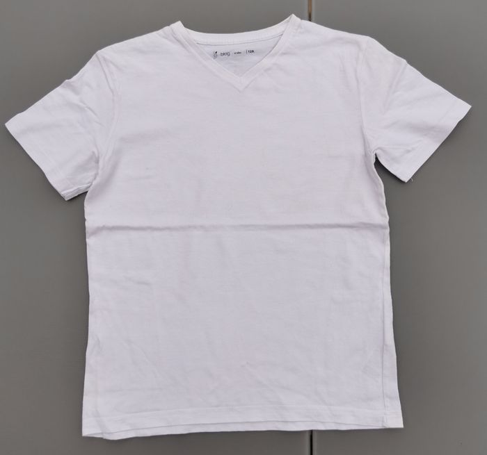 Tee-shirt MC col V 12 ans garçon Gémo