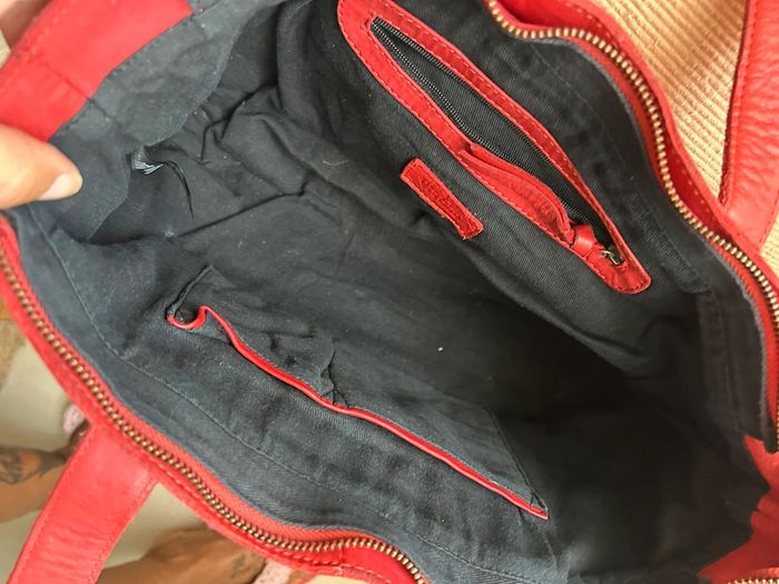 Sac en cuir épais pièces - photo numéro 5