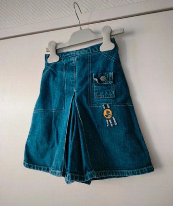 (e) jupe culotte en Jean Sucre d'orge