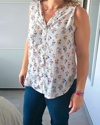 Blouse débardeur camaïeu taille M