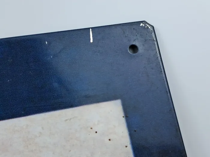 Grande plaque publicitaire Drink Coca-Cola en métal au style vintage américain - photo numéro 3