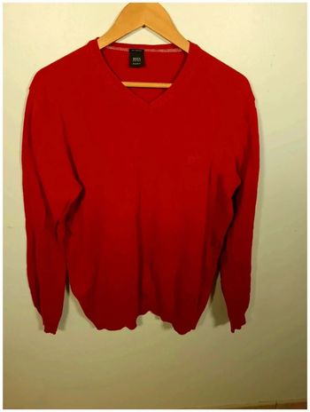 C14 pull rouge Hugo boss L