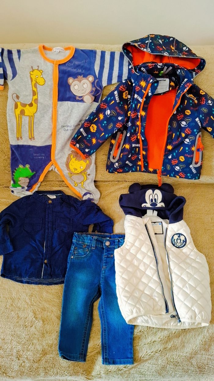 Lot vêtements bébé garçon