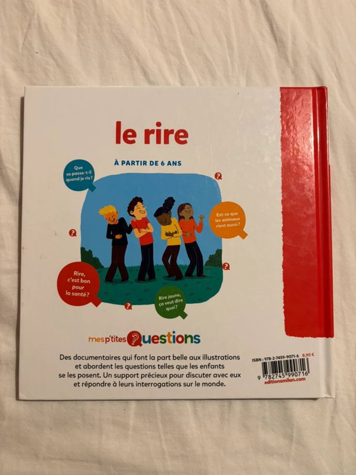 Livre Mes p’tites questions - Le rire - photo numéro 2
