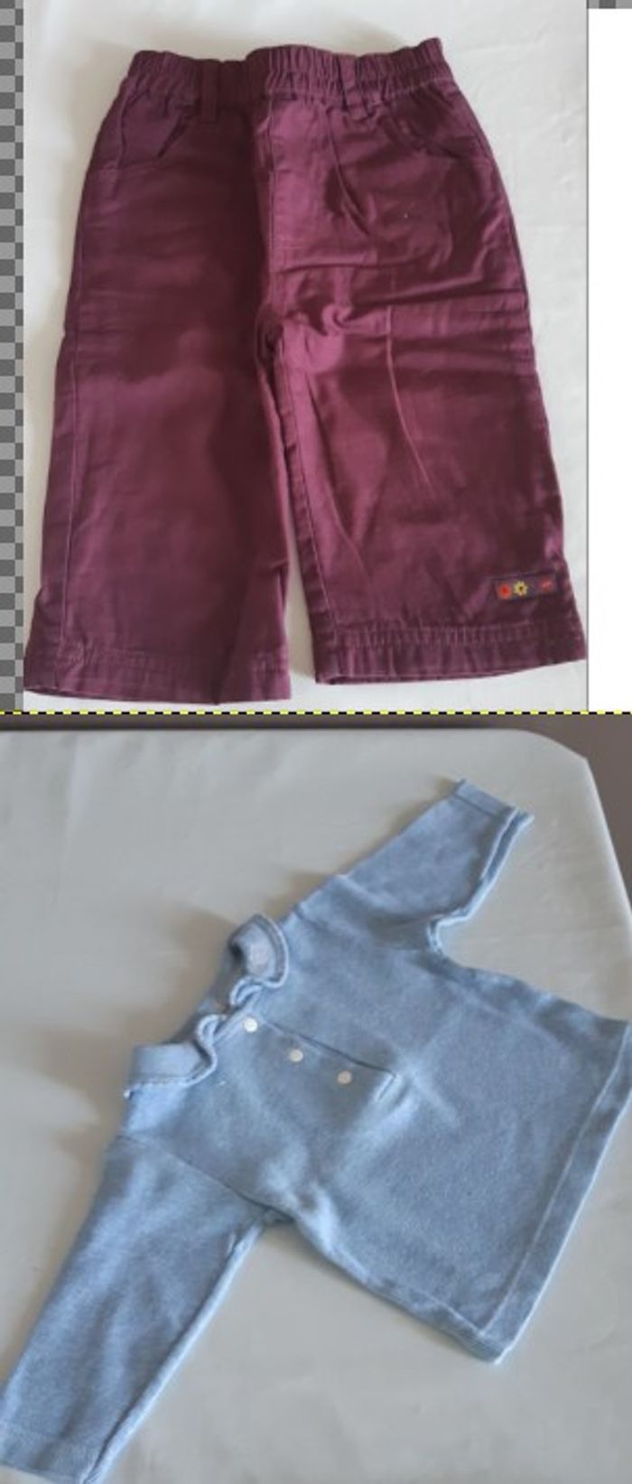 Lot 8 habits fille 12 mois - photo numéro 2