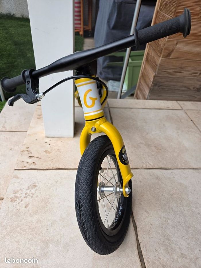 Draisienne jaune / Gibus / bon état - photo numéro 6