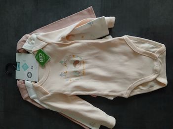 lot de 3 bodies fille manches longues 71 cm 9 mois 