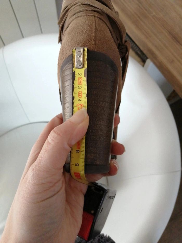 Bottine cuir t 37 - photo numéro 8