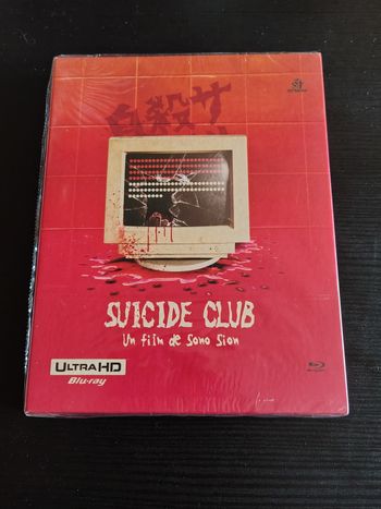Coffret Blu Ray + 4K UHD Suicide Club + Strange Circus (Sono Sion) NEUF