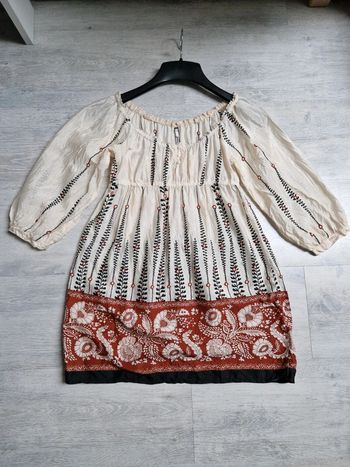 Blouse légère stradivarius taille S fleurs manches 3/4