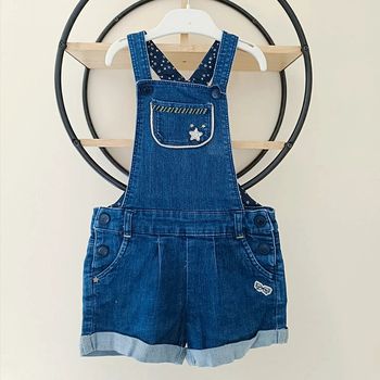 5 ans salopette short en jean orchestra