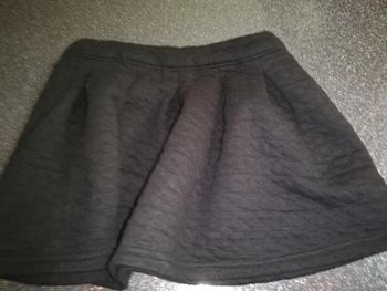 Jupe.volante gaufrée 8 ans noir Vertbaudet