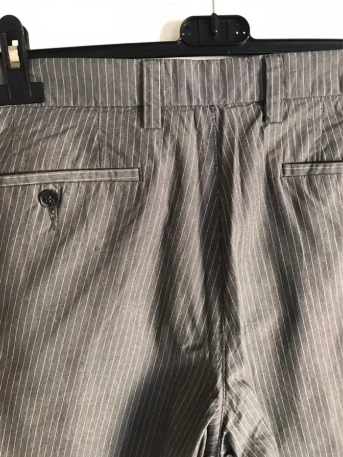 Pantalon pour homme Digel gris à rayures blanches taille 42/44 - photo numéro 8