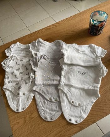 Lot body manches courtes