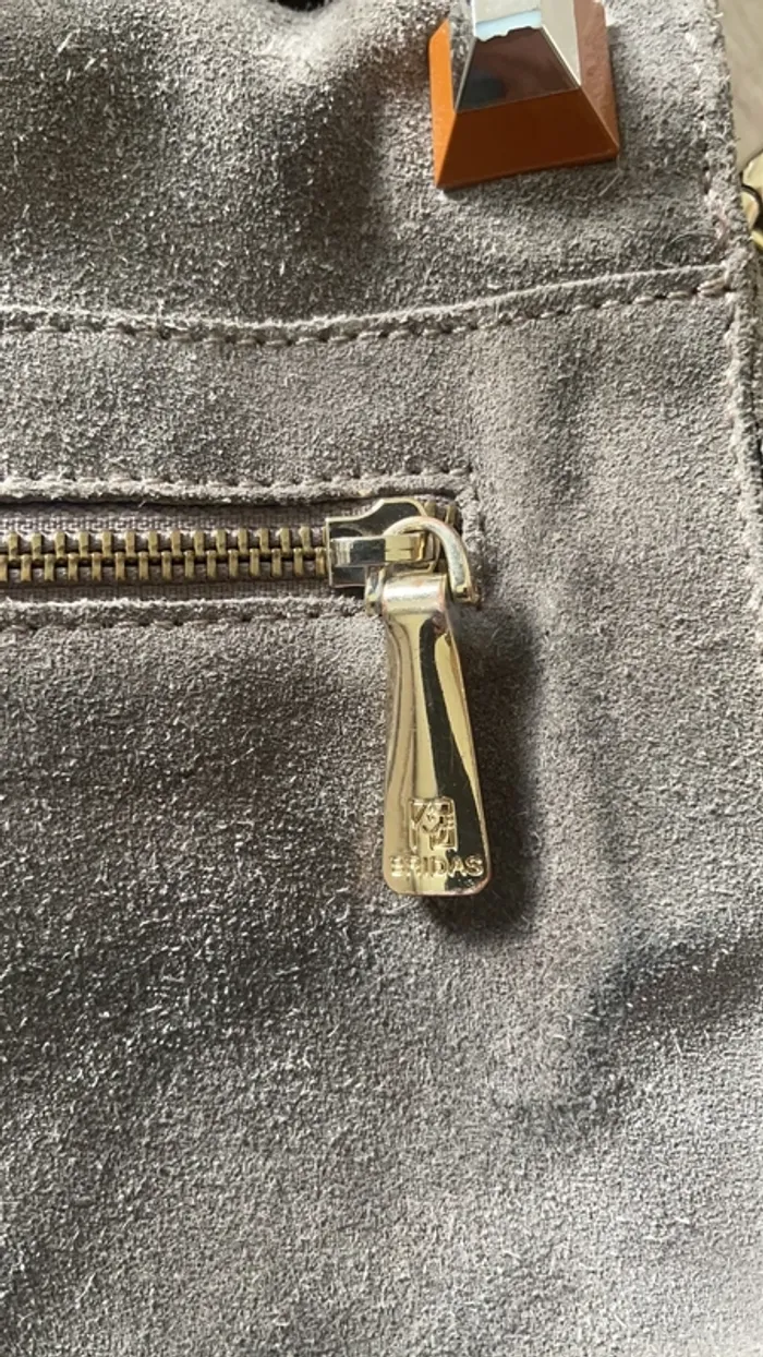 Sac à mains gris bridas - photo numéro 4