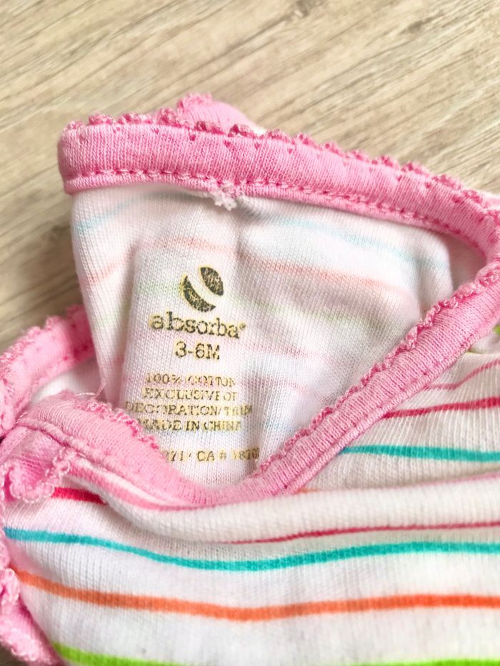 Lot de 2 pyjamas sans pieds 3-6mois - photo numéro 6