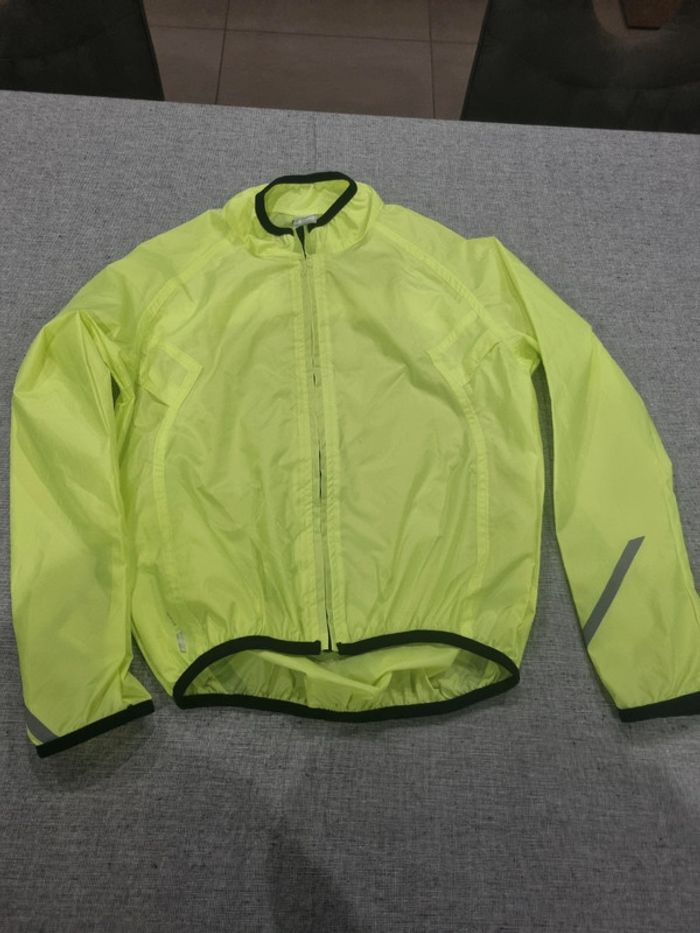Veste pluie fluo