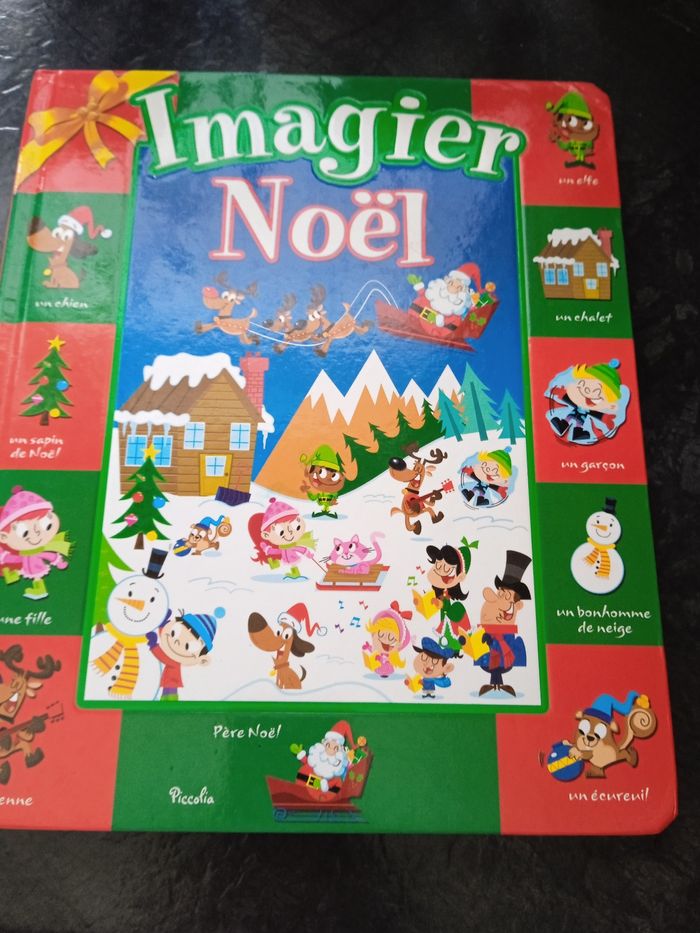 Livre enfant imagier Noël