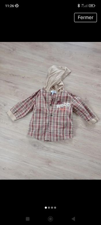 Chemise bébé 12 mois