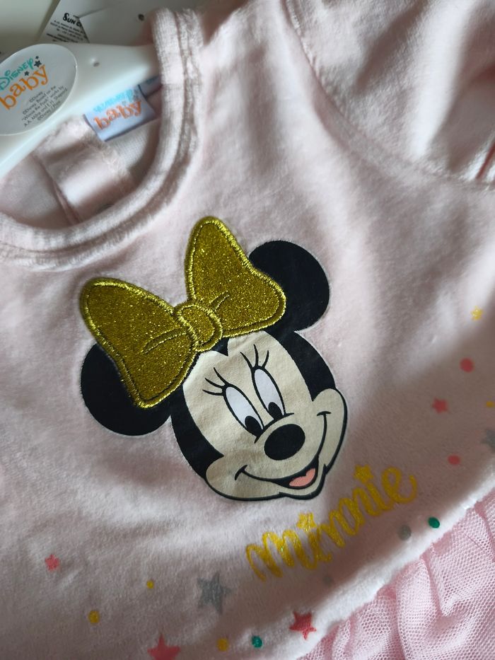 Pyjama bébé Minnie Disney neuf avec étiquette taille 12 mois - photo numéro 2