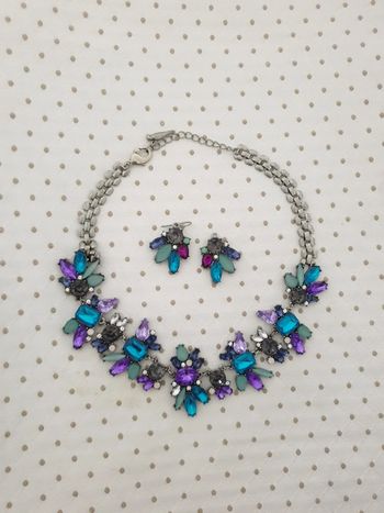 Parure collier + boucles