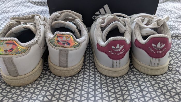 Lot 2 paires baskets Adidas T22 Bon état - photo numéro 9