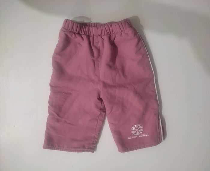 Lot pantalons d'hiver bébé fille 6 mois - photo numéro 3