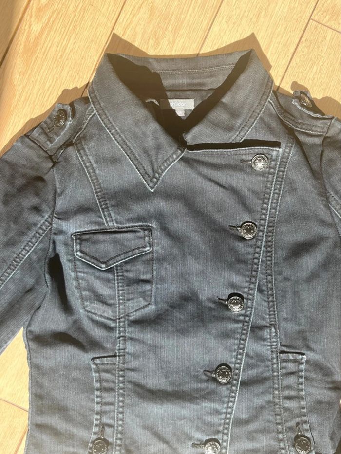 Veste près du corps cintrée asymétrique vintage - photo numéro 11