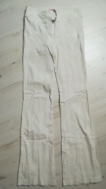 Pantalon blanc Jennyfer