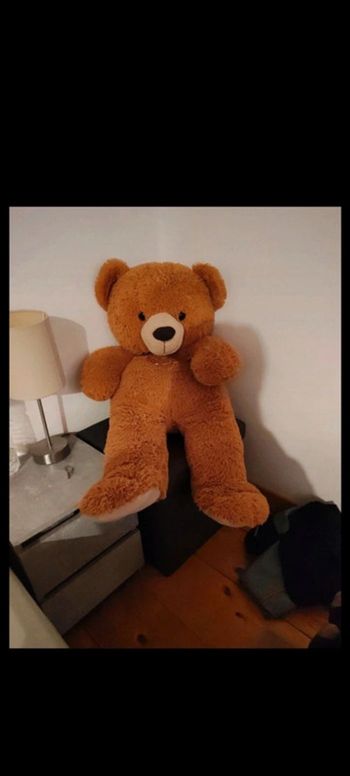 Ours en peluche XXL ultra doux – Cadeau idéal – Peluche géante – Excellent état