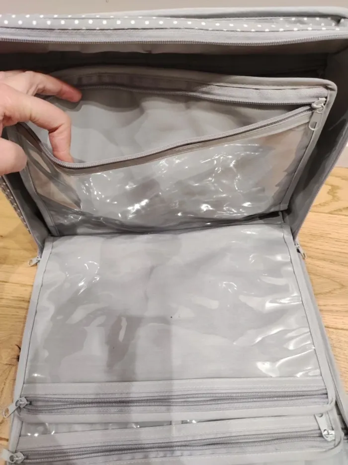 Sac de rangement multi poches sécurisées - très bon état - photo numéro 7